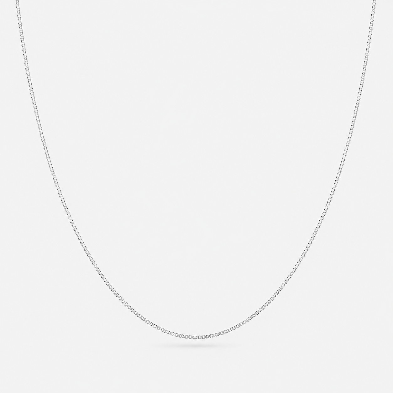 Corrente Veneziana 45 cm - Ródio