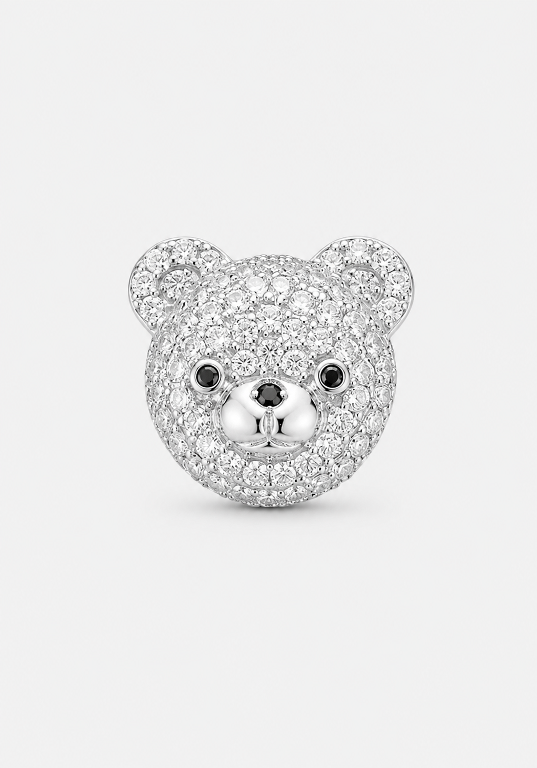 Pingente Ted Zircônia - Ródio