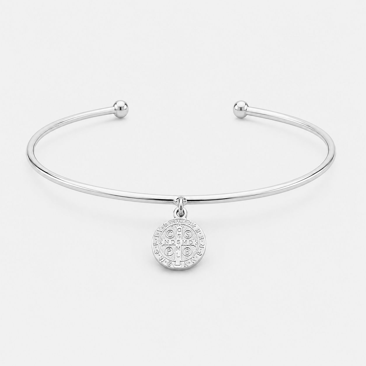 Bracelete São Bento - Ródio