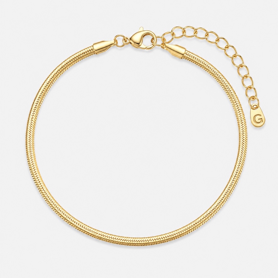 Pulseira Fita Lisa - Ouro